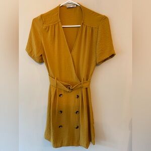 DEX Mustard Yellow  Dress